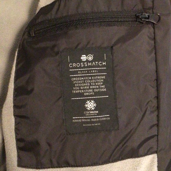 CROSS HATCH Black Puffer Coat - Picture 5 of 6